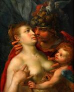 Mars Venus en Amor by Pieter Isaacsz