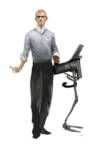 Early concept art of Shaun