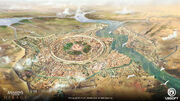 Baghdad aerial concept art
