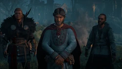 The burning ceremony about to begin