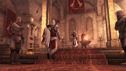 The initiation of an apprentice in the Tiber Island headquarters
