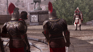 Ezio raggiunge il Campidoglio.