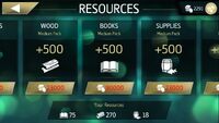 ACP Resources menu