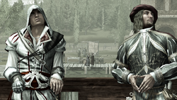 Benvenuto: Ezio and Leonardo da Vinci Arrive in Venice (Assassin's