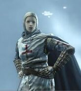 Maria in uniforme Templare.