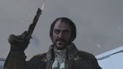 Charles Lee firing his pistol