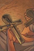 The Scepter in an ankh-shaped box, disassambled