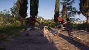 Sosipatros and Kassandra fighting