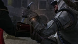 La lama celata di Connor.