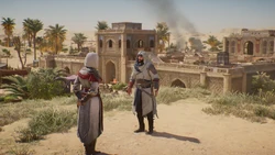 Basim telling Roshan about his nightmares