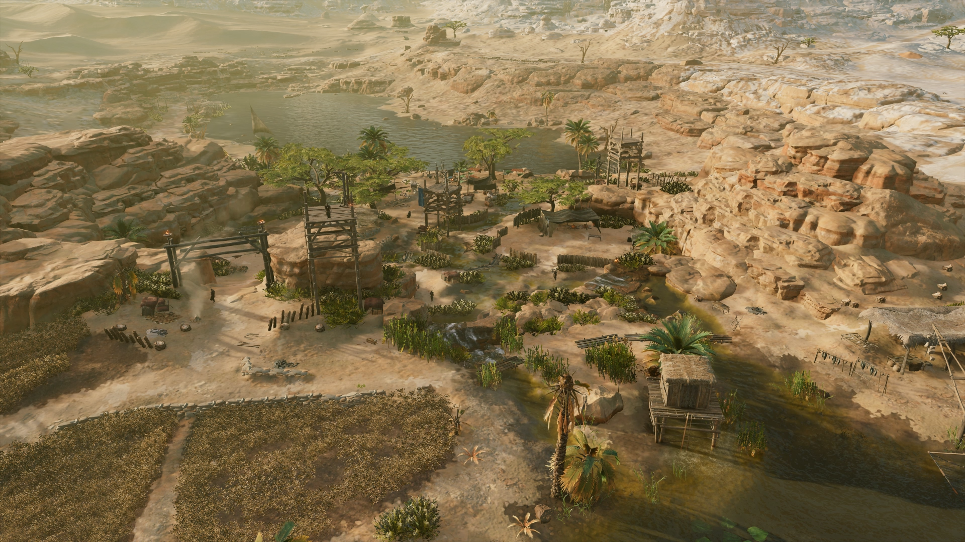 Assassin's Creed Origins - Bird's Eye View of Full Map