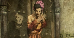 An Imperial concubine during the Ming dynasty