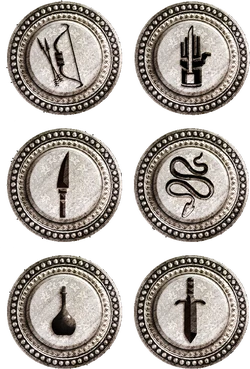 The six Assassin Seals