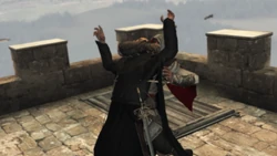 Ezio megöli Antoniót a San Gimianóban