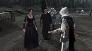 Ezio s'interrogeant au sujet des frères Orsi