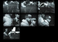 Apsaugos kameros įrašas, vaizduojantis nukentėjusįjį.