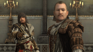 Ezio en Mario in de Sixtijnse Kapel