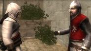 Osman parla ad Altaïr dell'archivio Templare.