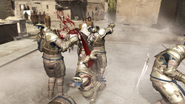 Ezio tuant deux autres brutes