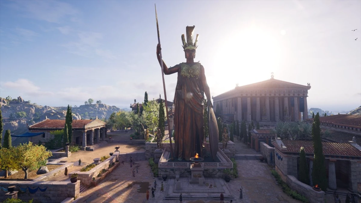 Statue von Athena Assassin's Creed Wiki Fandom