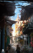 An alleyway in Havana