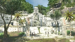 Il tempio principale di Tulum.