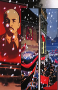 Lenin appearing on Bolshevik propaganda