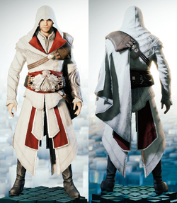 Assassin Mentor Ezio Auditore da Firenze Cosplay Costumes, Assassin Robes  Outfits for Men's and Women's Children's, Assassin's Creed: Revelations