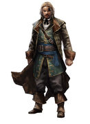 Concept art of Edward in Stede Bonnet's outfit