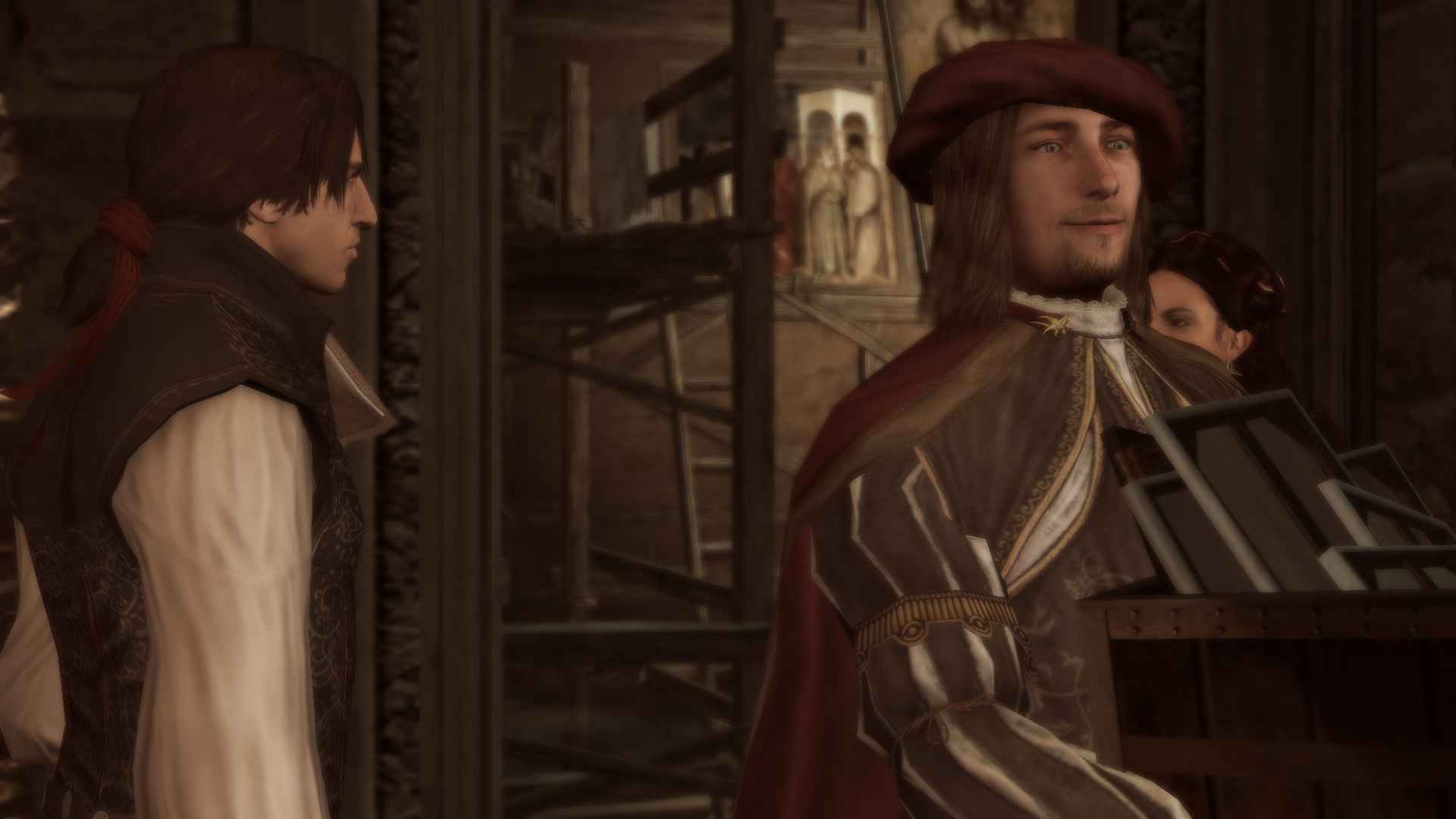 Benvenuto: Ezio and Leonardo da Vinci Arrive in Venice (Assassin's