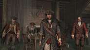 Haytham e i suoi confratelli Templari.