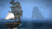 Jackdaw searching for Hornigold's ship