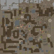 A map of the Imperial district used for Abstergo Industries' Animi Training Program
