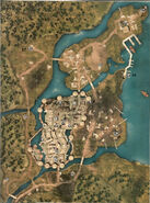 Carte de la Romagne dans le jeu