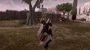 Ezio assassina dei soldati francesi.