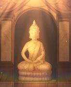A statue of the Buddha