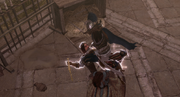 Ezio assassinating Octavian