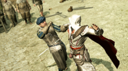 Ezio assassina la prima guardia.