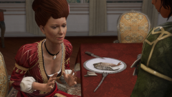 Madeleine reassuring Aveline