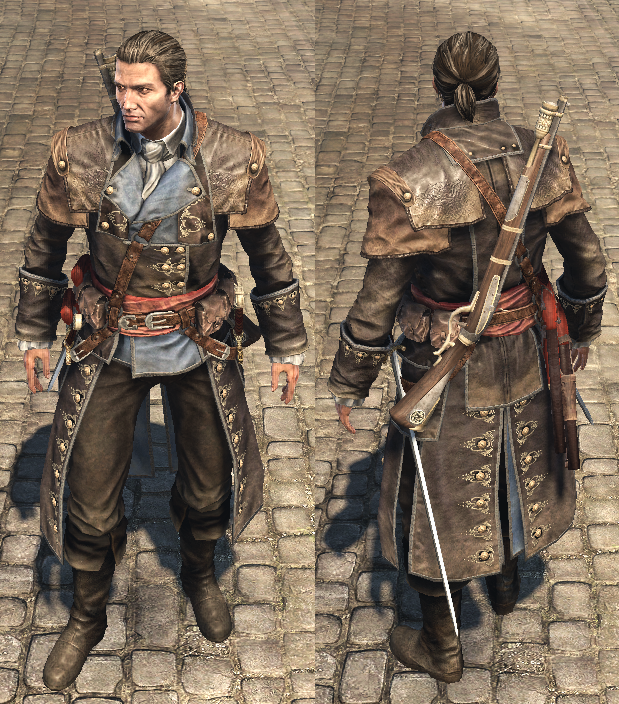 Shay Cormac's robes  Assassins creed, Assassins creed rogue