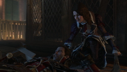 Hope taking away Shay's mask