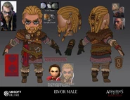 Concept Art des männlichen Eivor in Rebellion