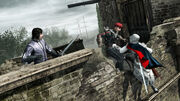 Ezio killed Ludovico's archer