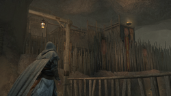 Ezio's arrival at Derinkuyu