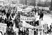 Supporters of Salvador Allende in Chile