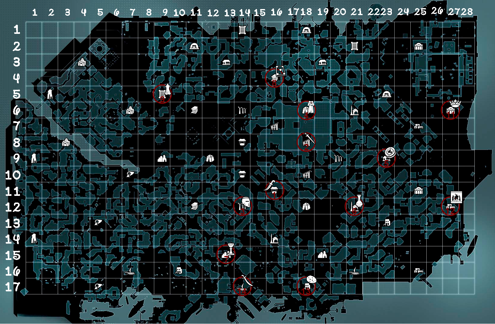 Assassin's Creed Revelations Well map