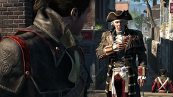 George Monro introducing himself to Shay