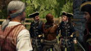 De Ferrer and the overseer with the captured slave