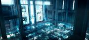 Concept art for the Abstergo Animi Room