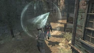 Ezio e Yerman corrono in città.